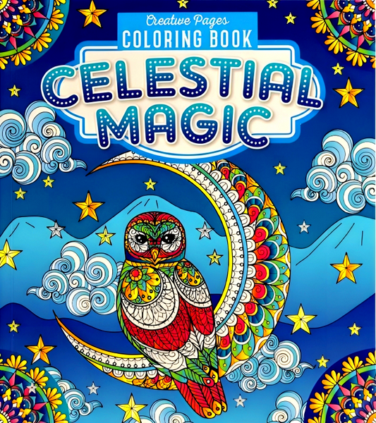 Creative Pages Celestial Magic Coloring Book