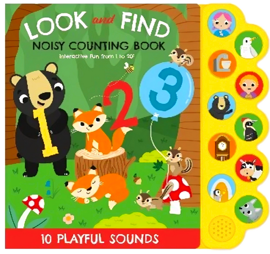 Look And Find Noisy Counting Book (10 Playful Sounds)