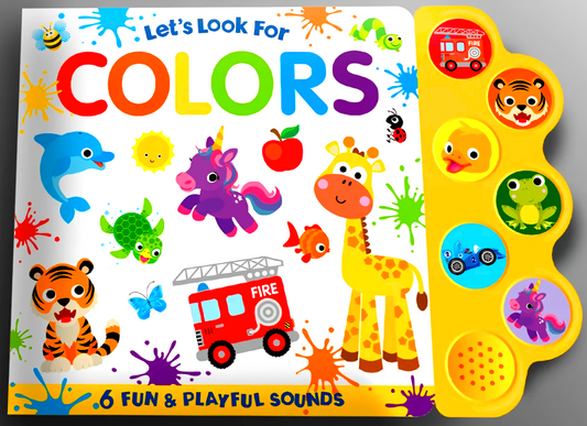 Let's Look For Colors (6 Interactive Sound Buttons)
