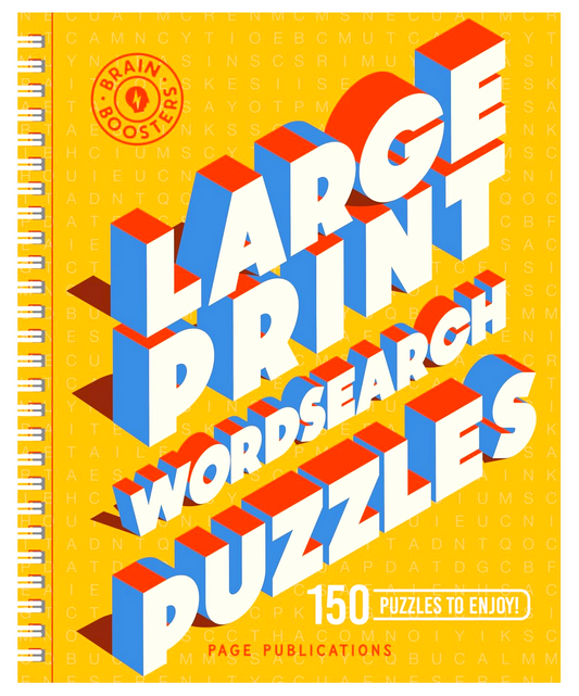 Brain Boosters Large-Print Wordsearch Puzzles