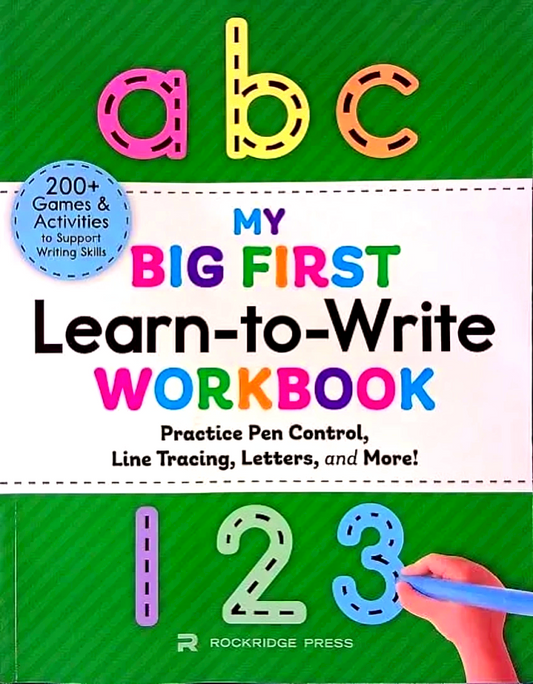 My Big First Learn-To-Write Workbook