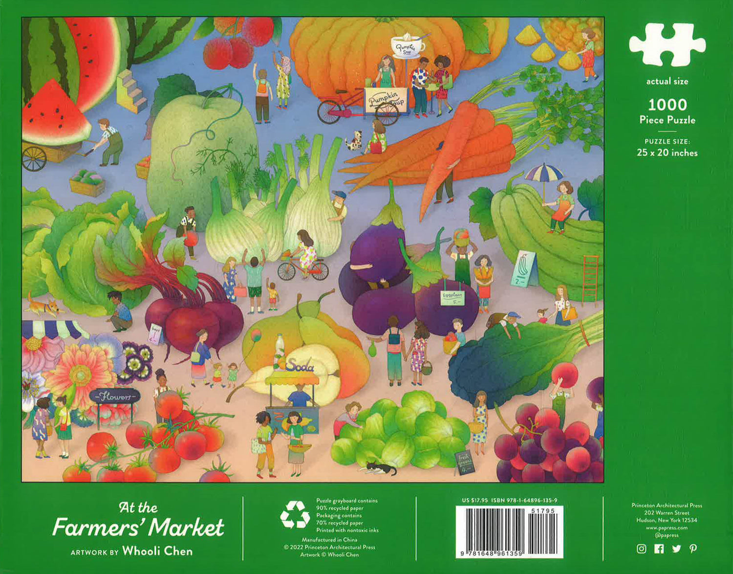Bluebird Puzzle 1000 Teile – Farmers Market Frühlings- & Sommer-Saison – Farbenfrohes Kunstmotiv Bluebird Puzzle 1000 Teile – Farmers Market Frühlings- & Sommer-Saison – Farbenfrohes Kunstmotiv