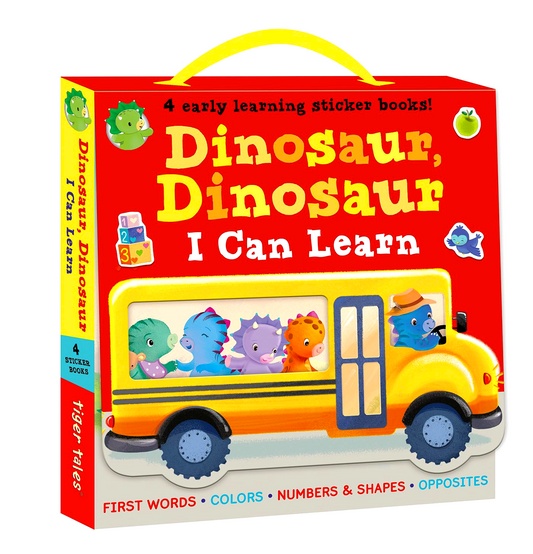 Dinosaur, Dinosaur I Can Learn 4-Book Boxed Set With Stickers