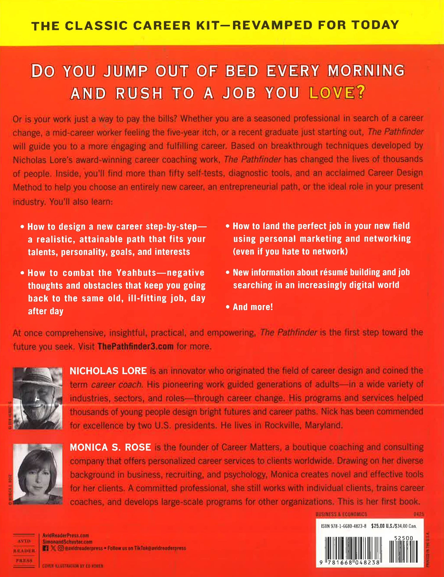 The Pathfinder 3.0: How To Choose Or Change Your Career For A Lifetime Of Satisfaction And Success by Nicholas Lore – book cover