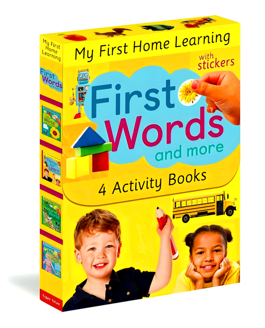 My First Home Learning: First Words & More  (Box Of 4 Books)