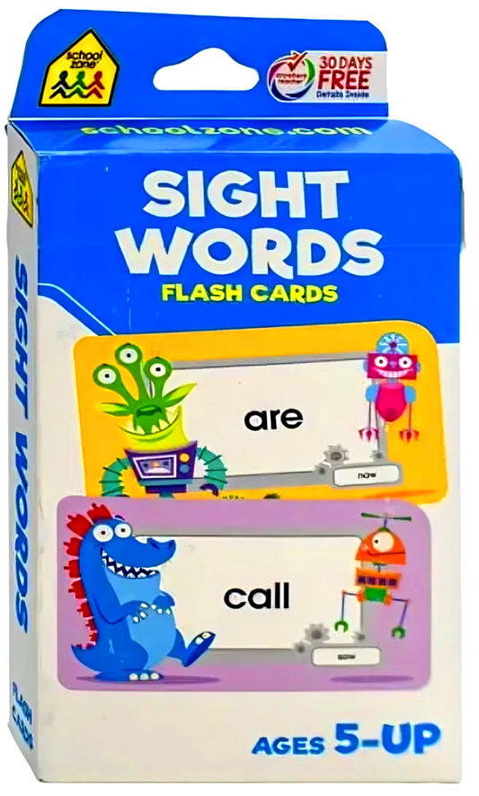 Sight Words Flash Cards