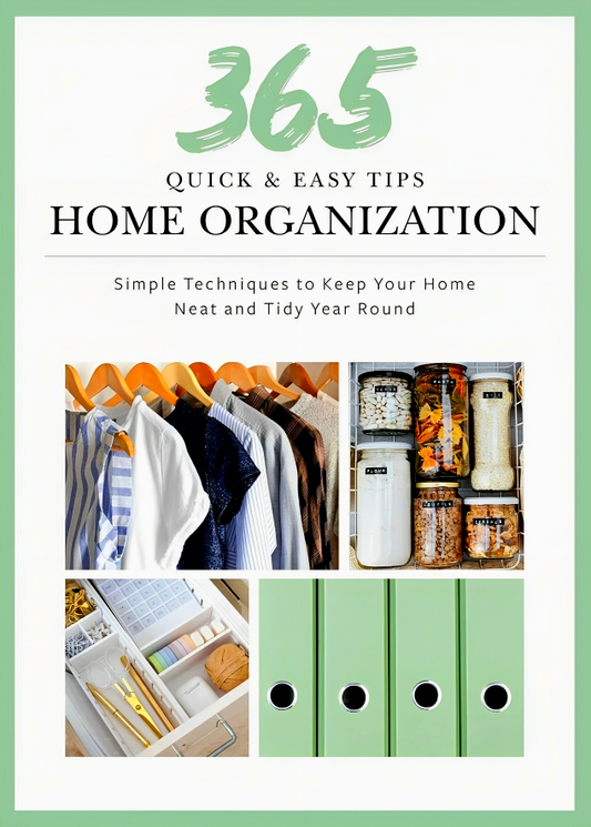 [10% OFF from 9 - 12 May 2024] 365 Quick & Easy Tips: Home Organization: Simple Techniques to Keep Your Home Neat and Tidy Year Round