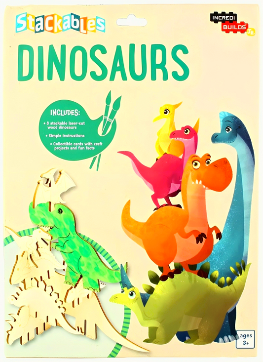 Incredibuilds Jr.:Stackables Dinosaurs