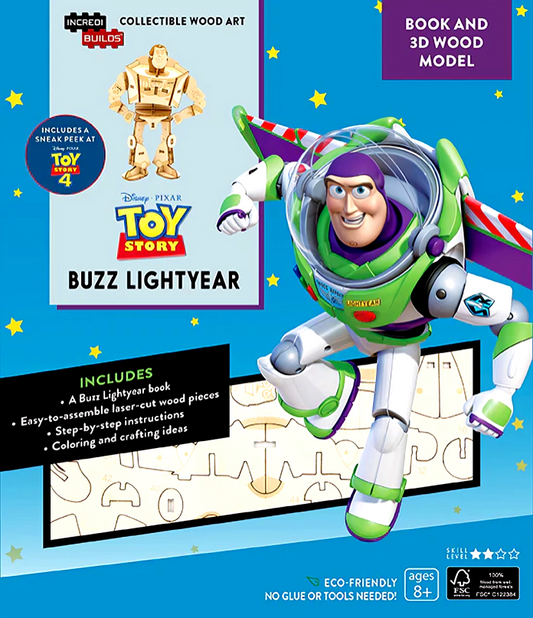 Incredibuilds: Toy Story: Buzz Lightyear Book And 3D Wood Model