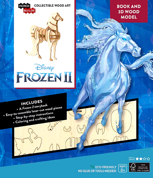 Incredibuilds: Disney Frozen 2: Water Nokk Book And 3D Wood Model