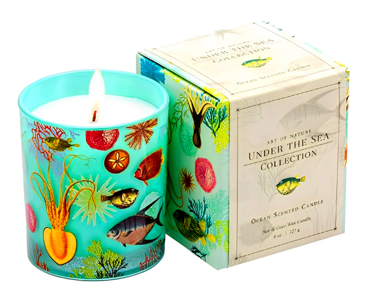 Art of Nature: Under the Sea Scented Glass Candle