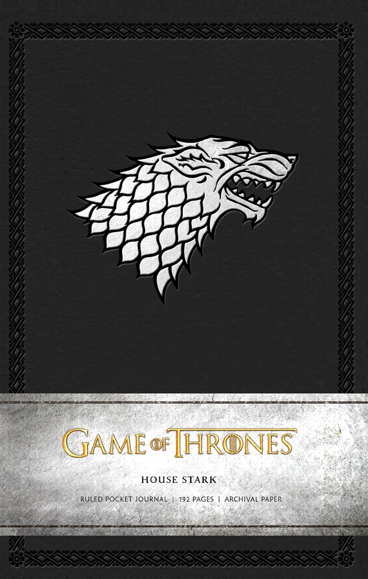 Game Of Thrones: House Stark Ruled Pocket Journal