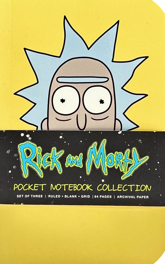 Rick And Morty: Pocket Notebook Collection (Set Of 3)