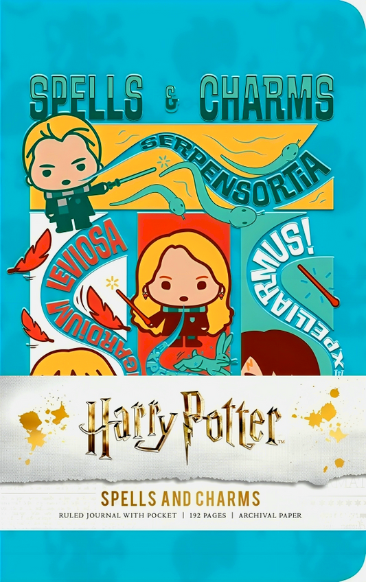 Harry Potter: Spells And Charms Ruled Pocket Journal