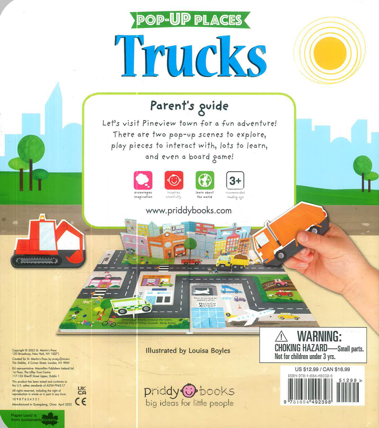 Pop-Up Places: Trucks by Roger Priddy – book cover