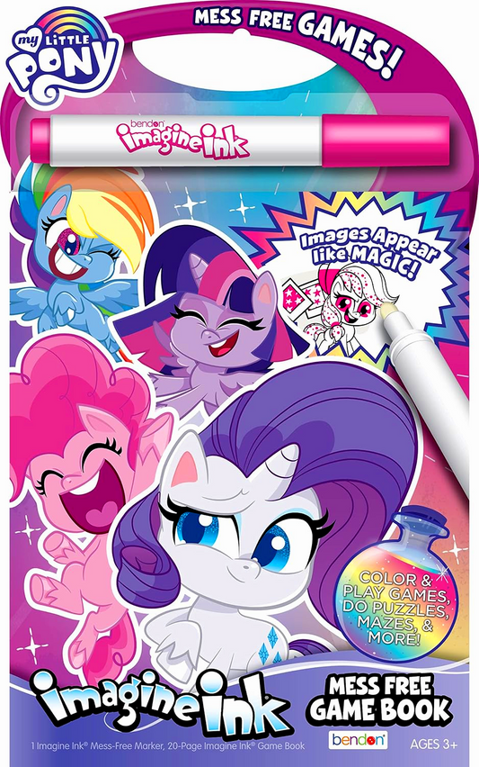 Imagine Ink Game Book W/ Mess-Free Marker My Little Pony