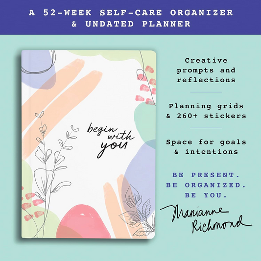 Begin With You Undated Planner