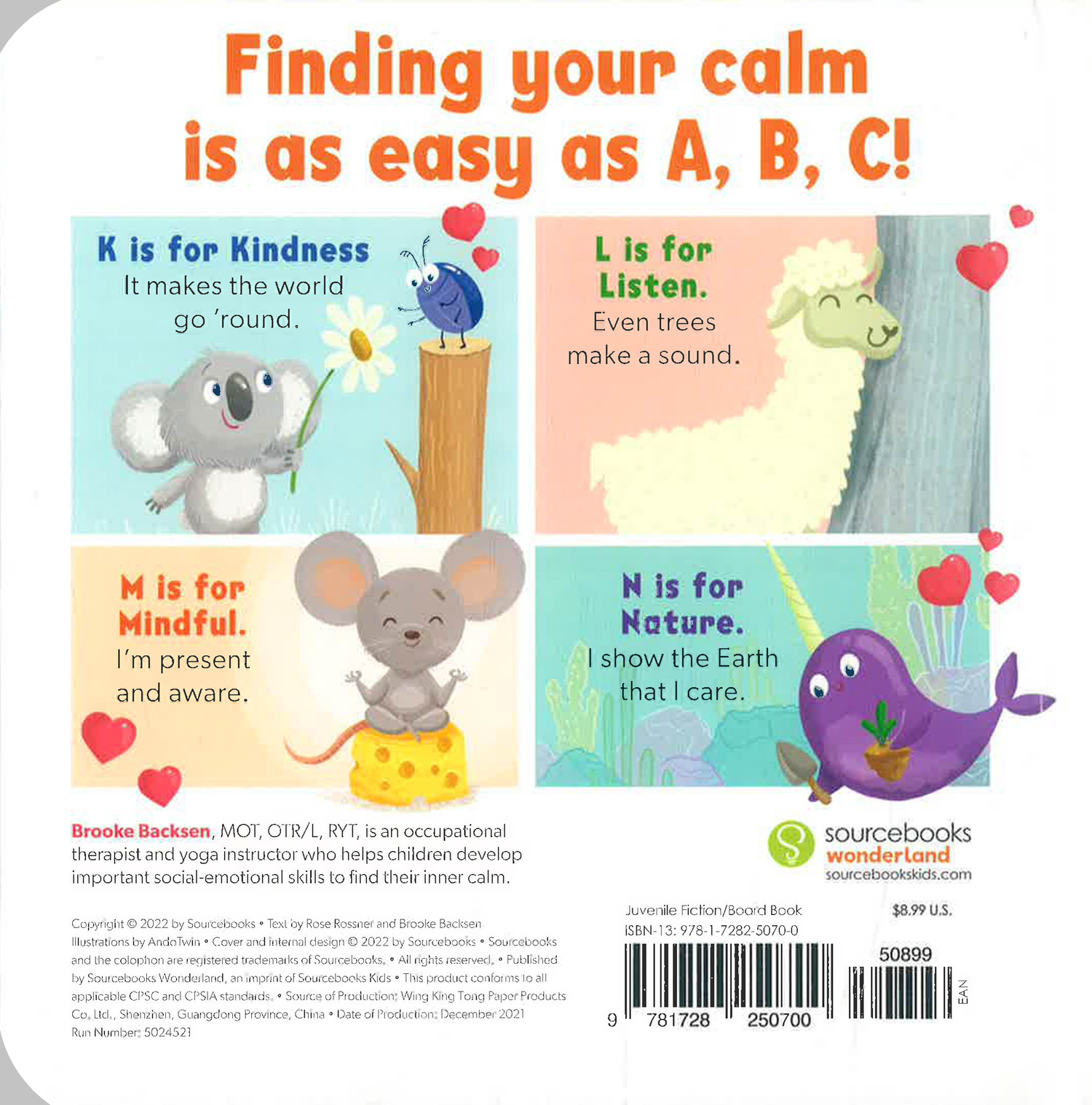 Abc's Calming Exercise The ABCs Of Calm – BookXcess