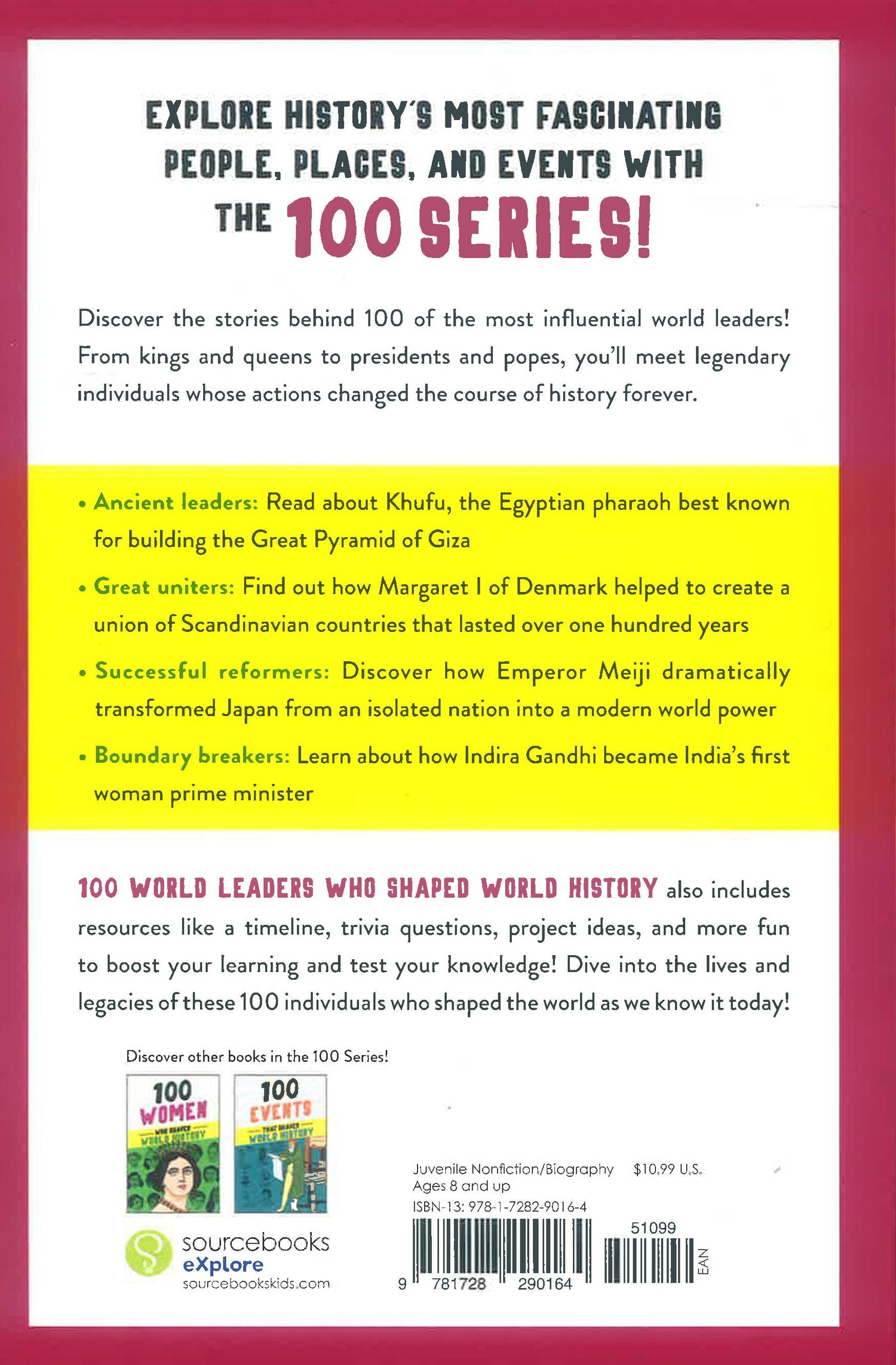 100 World Leaders Who Shaped World History by Kathy Paparchontis – book cover