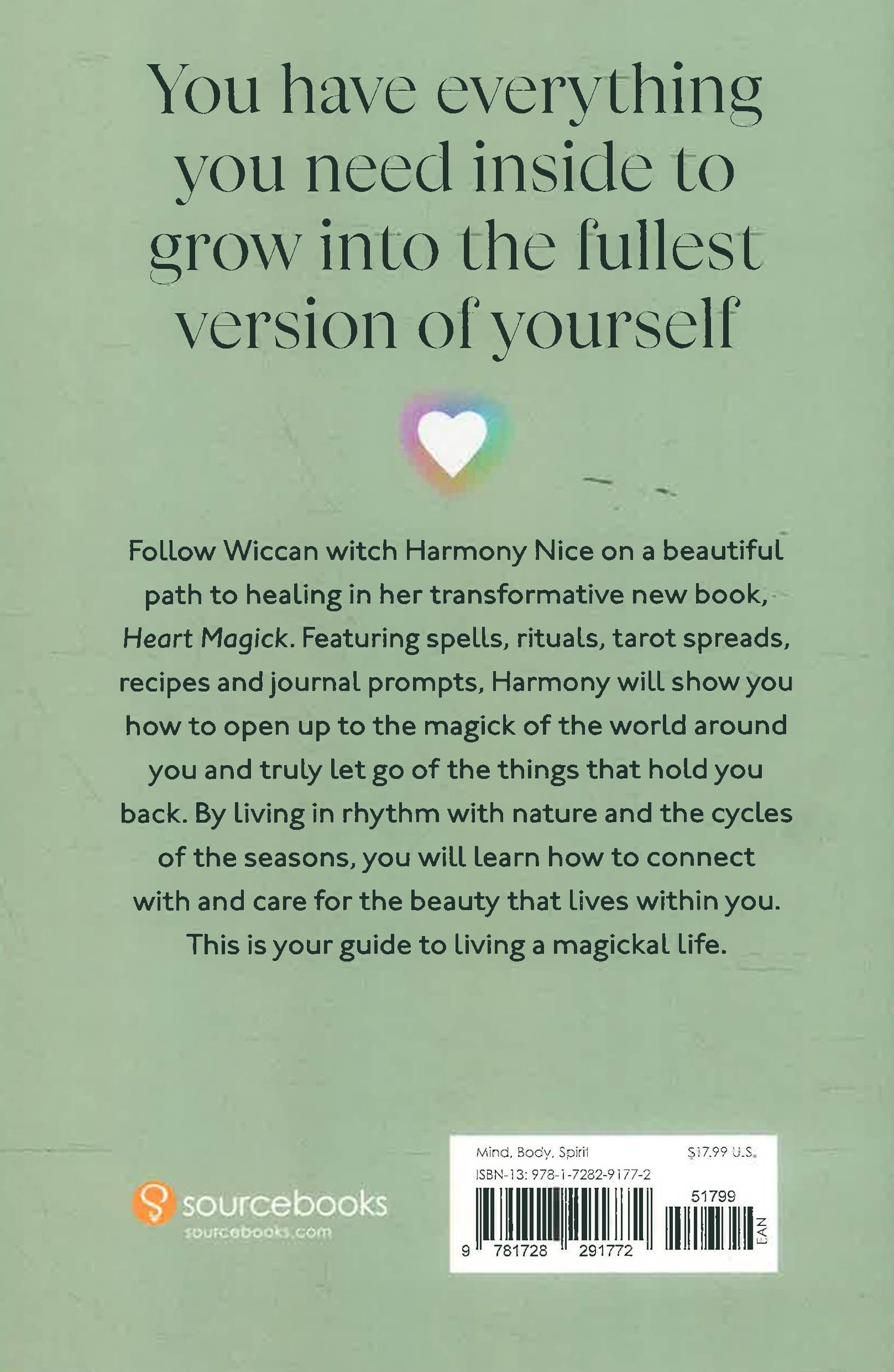 Heart Magick: Wiccan Rituals For Self-Love And Self-Care by Harmony Nice – book cover