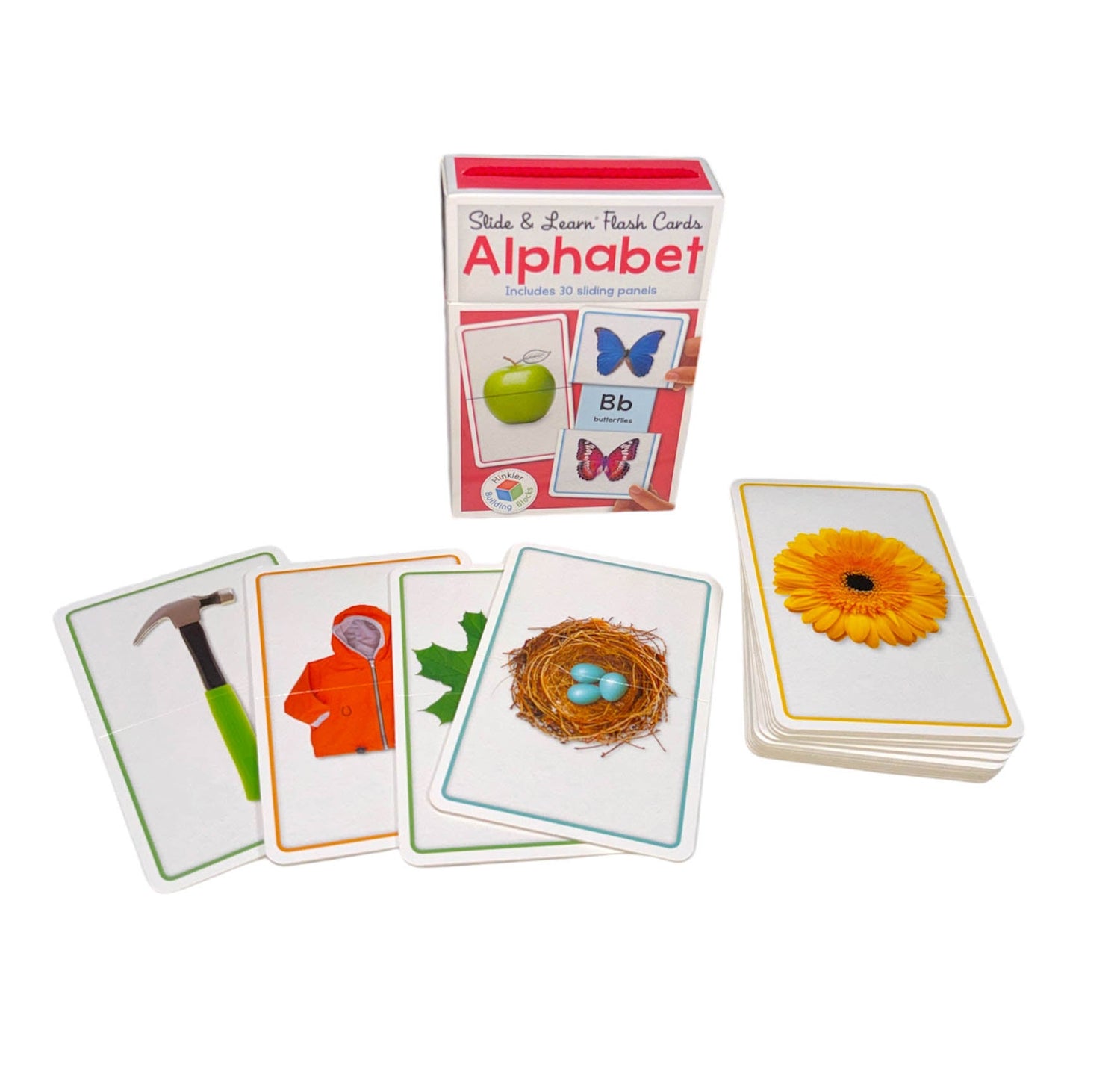 Building Blocks Flashcard Building Blocks Slide & Learn Flashcards Alphabet – BookXcess