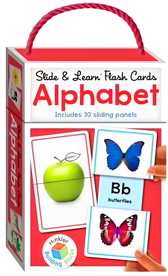 Building Blocks Flashcard Building Blocks Slide & Learn Flashcards Alphabet – BookXcess
