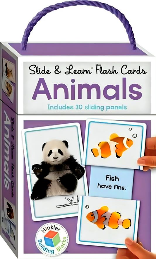 Building Blocks Slide & Learn Flashcards Animals