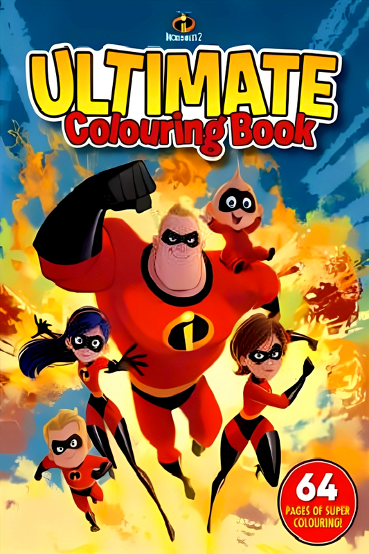Disney Pixar Incredibles 2 Ultimate Colouring Book