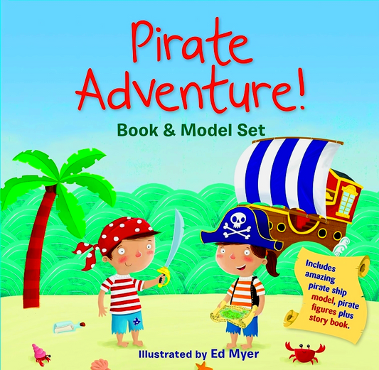 Pirate Adventure Book & Model Set