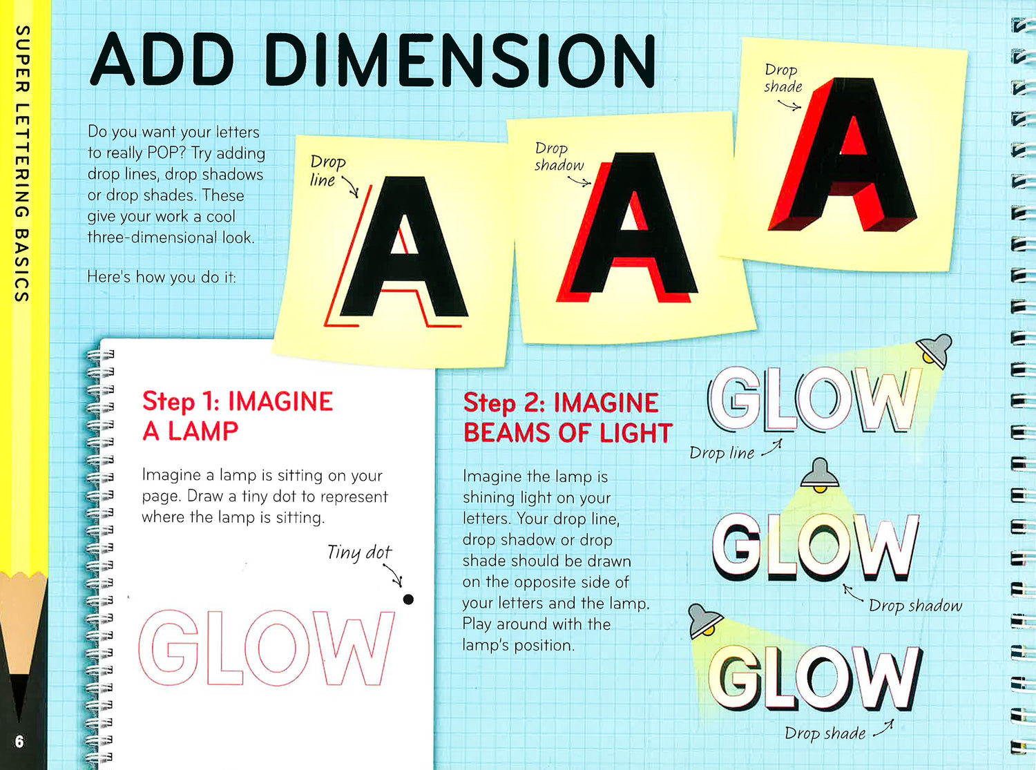 Superimpose Lettering Examples The Super Lettering Book – BookXcess