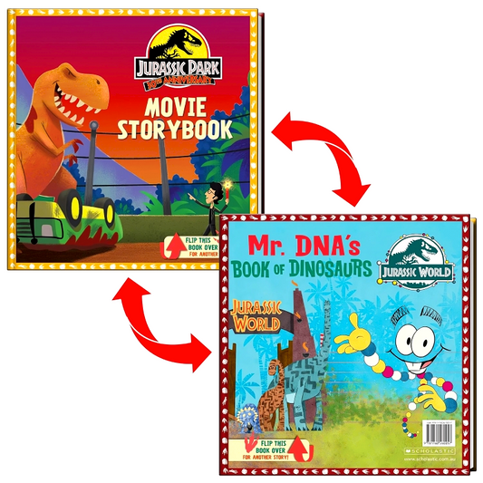 Jurassic Park 30th Anniversary: Deluxe Movie Storybook (Universal: Flip Book)