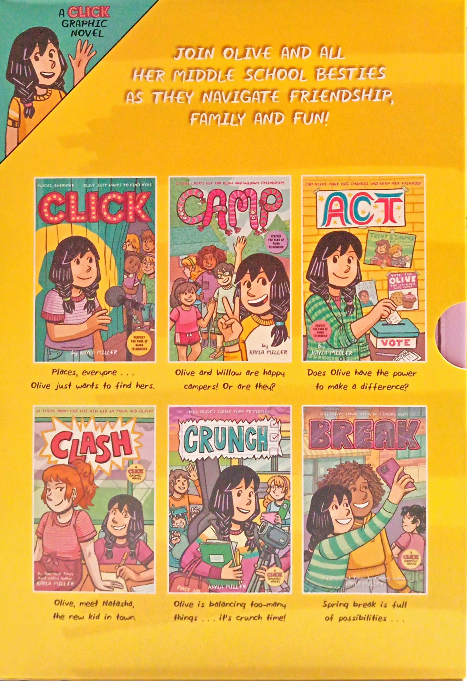 Crunch (A Click Graphic Novel, Book 5) By Kayla Miller - Very Good Condition