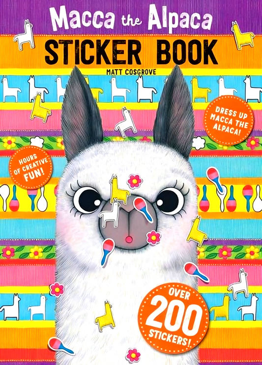 Macca The Alpaca Sticker Book