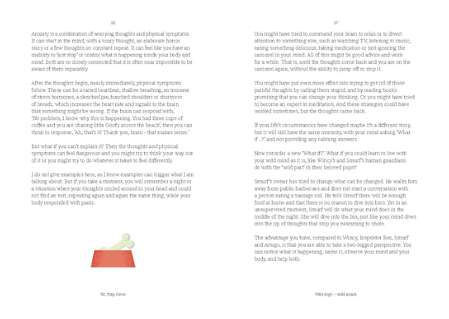 Sit, Stay, Grow: How Dogs Can Help You Worry Less and Walk Into a Better Future by Angelika Von Sanden – book cover