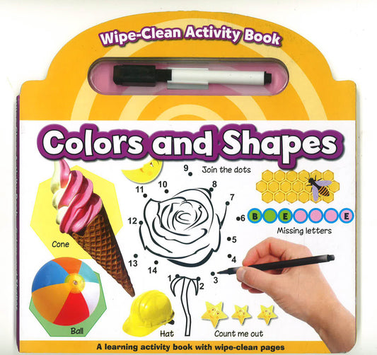 Colors And Shapes Wipe-Clean Activity Book