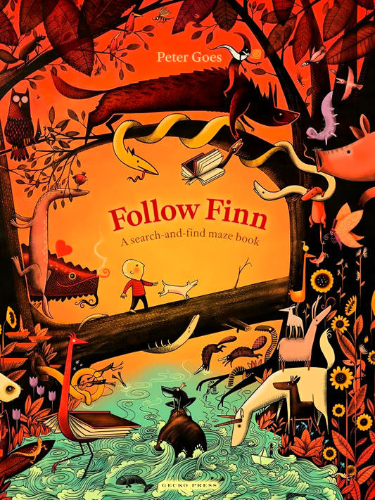 Follow Finn: A Search-And-Find Maze Book