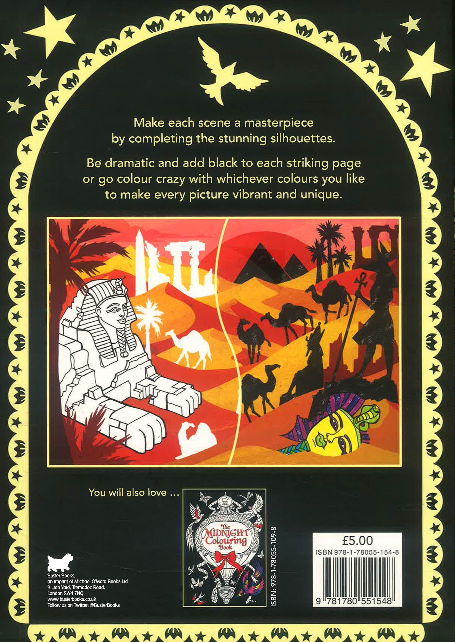 The Silhouette Colouring Book by Richard Merritt – book cover