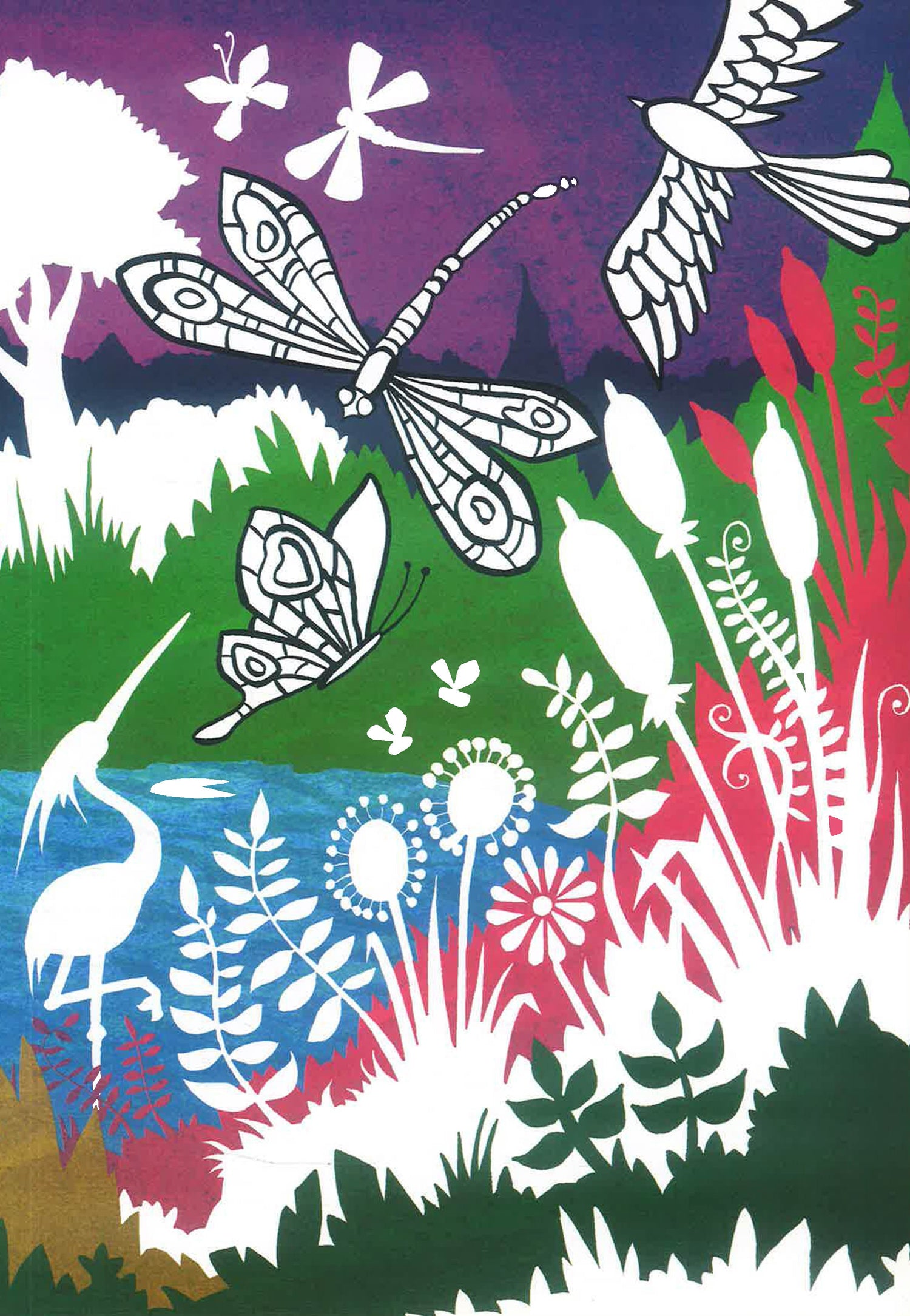 The Silhouette Colouring Book by Richard Merritt – book cover