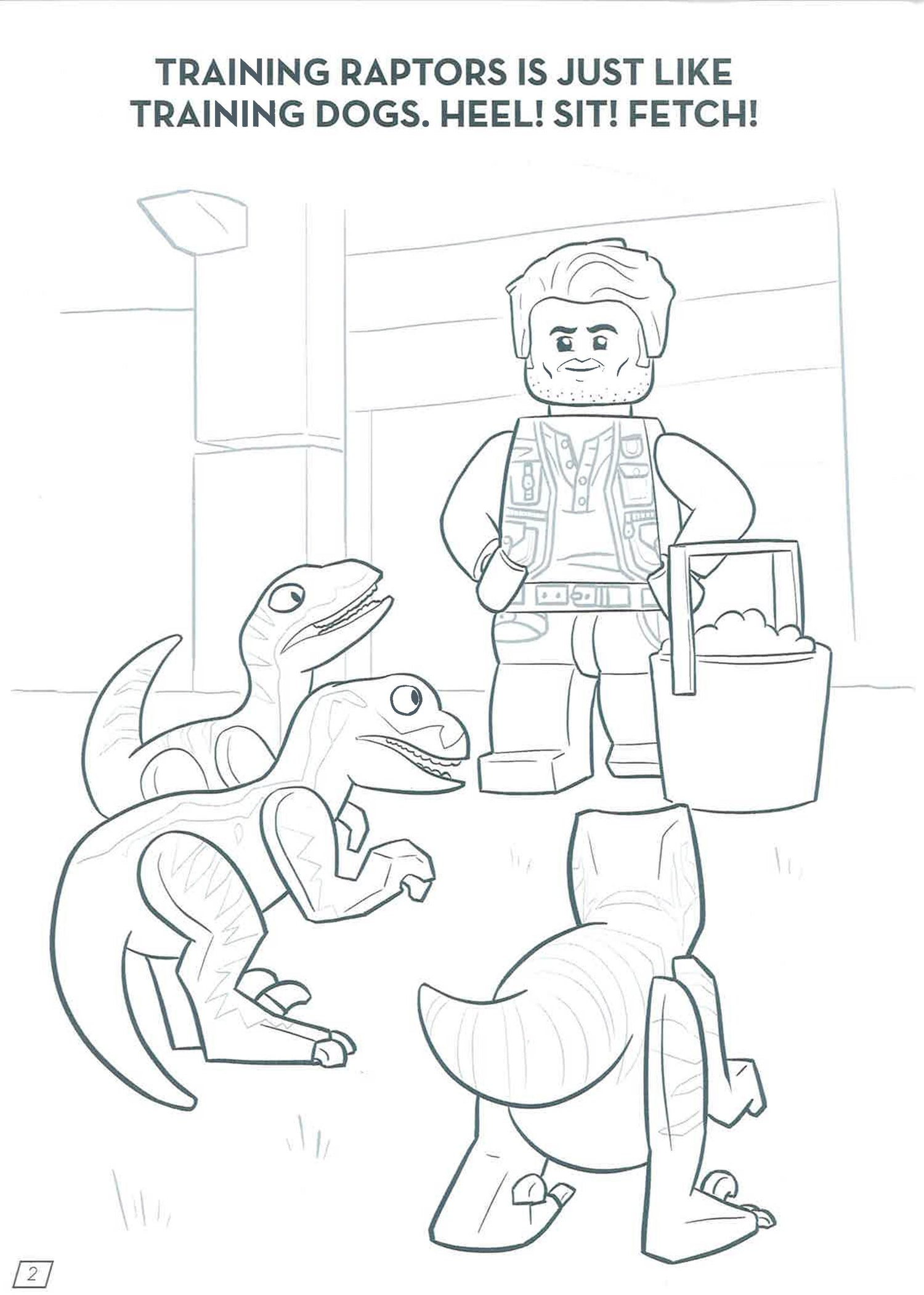 Lego Jurassic World: Fun To Colour – BookXcess