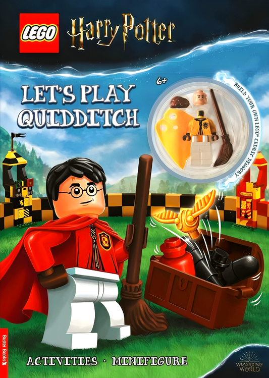 LEGO® Harry Potter™: Let's Play Quidditch Activity Book (With Cedric Diggory Minifigure)