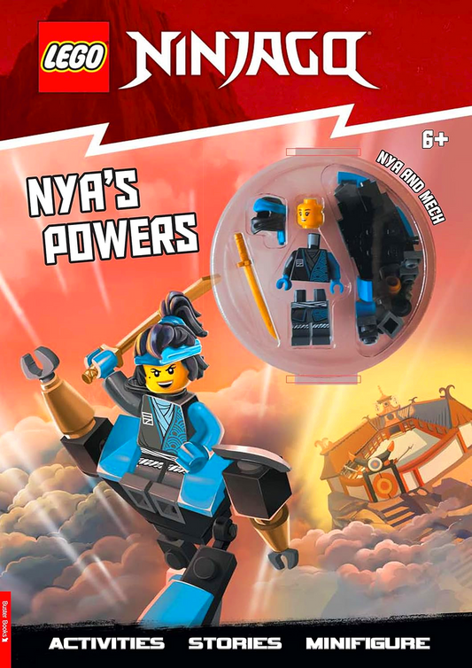 LEGO® Ninjago®: Nya's Powers Activity Book  (With Nya Lego Minifigure And Mech)