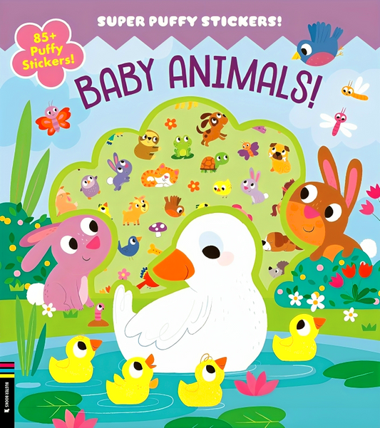Baby Animals Puffy Stickers