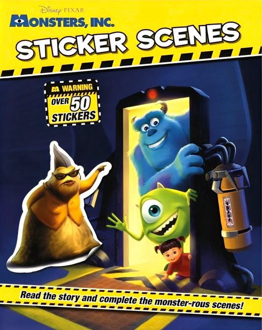Disney Monsters Inc Sticker Scene