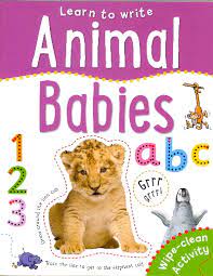 Learn To Write Animal Babies