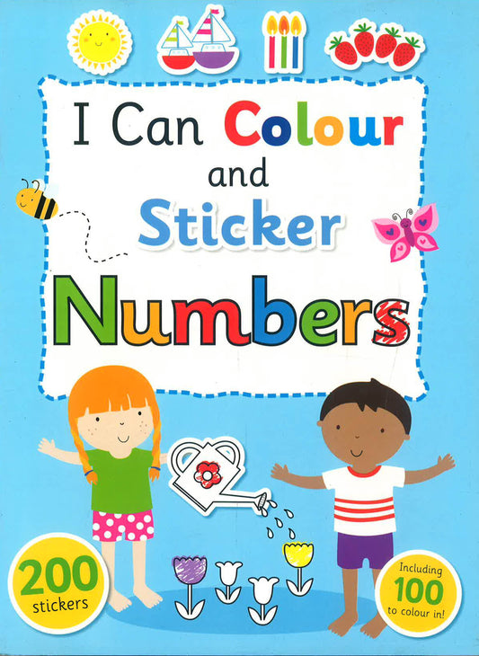 I Can Colour - My First Numbers (I Can Colour & Sticker Books)