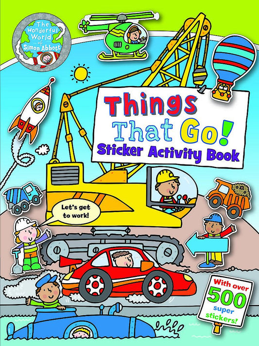 Things That Go Sticker Activity Book