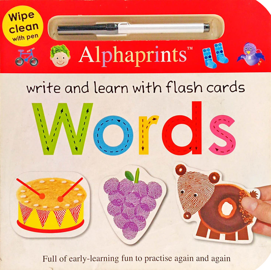 Alphaprints Wipe Clean Words With Flash Cards