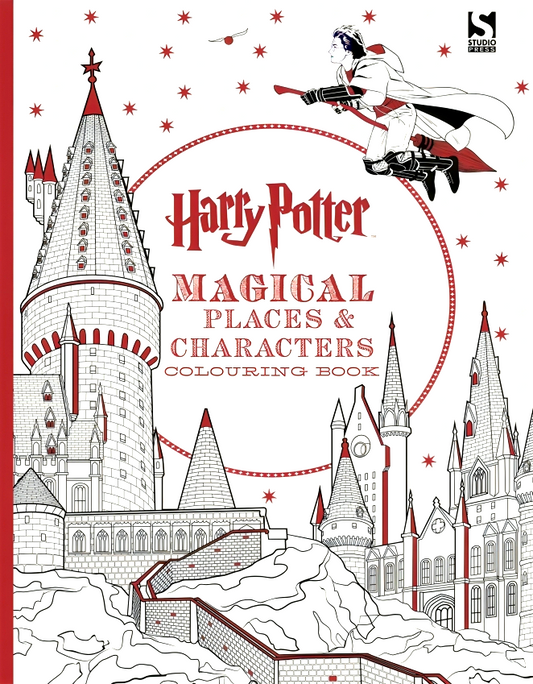 [10% OFF from 1-6 MAY 2024] Harry Potter Magical Places & Characters Colouring Book