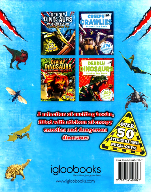 Deadly Dinosaurs Sticker Fun Book