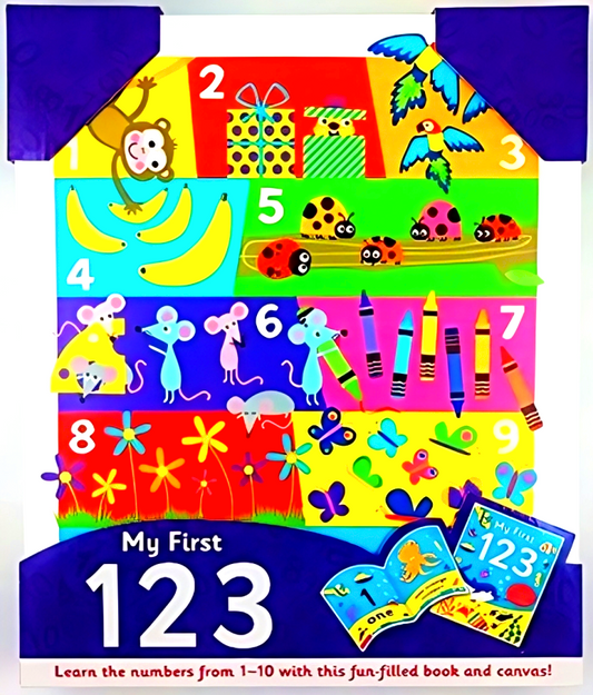 My First 123 And Canvas Set